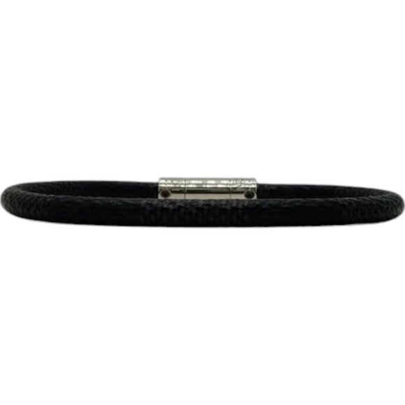752223BQ (S3) Louis Vuitton Bracelet Black Damier Graphite - Picture 3 of 9